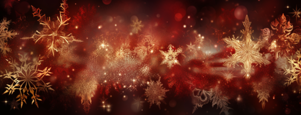 クリスマス　画像　無料　黒背景　赤　ゴールド　雪