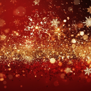 クリスマス　画像　無料　ライン　雪の結晶　ゴールド