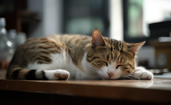 ぐっすり眠る　猫　無料　画像 サンプル