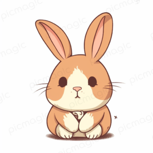 あかちゃん　うさぎ 無料 画像　イラスト サンプル