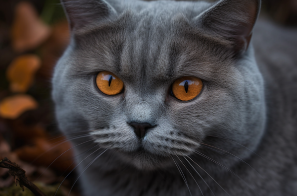グレー猫　顔アップ　無料　画像 サンプル