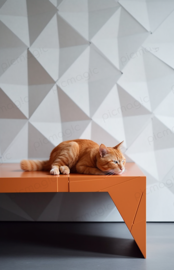 テーブルで寝る　猫　無料　画像 サンプル