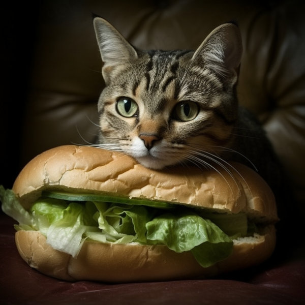 パンに顔をのせる　猫　無料　画像 サンプル