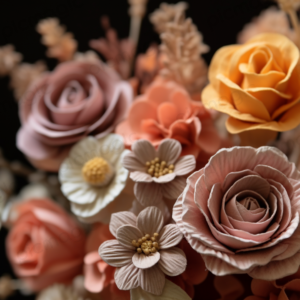 くすみカラー　バラ　花束 画像 無料 2