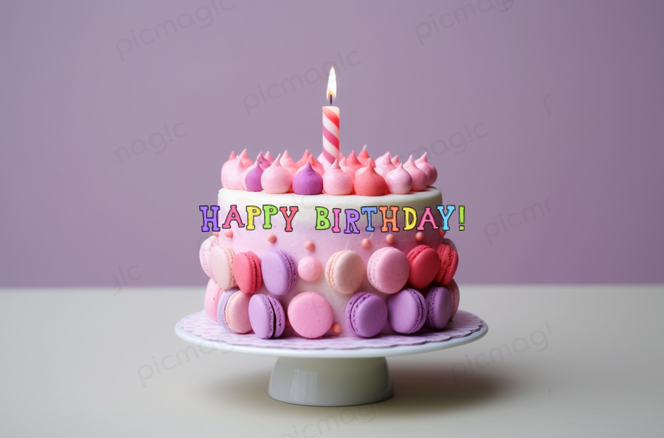 ケーキ　誕生 日 画像 アプリ 無料 happybirthday 文字 2