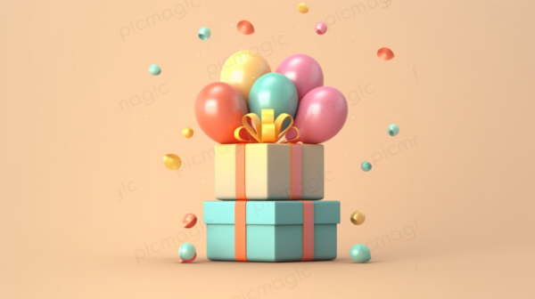 プレゼント　バルーン　誕生 日 画像 アプリ 無料 2