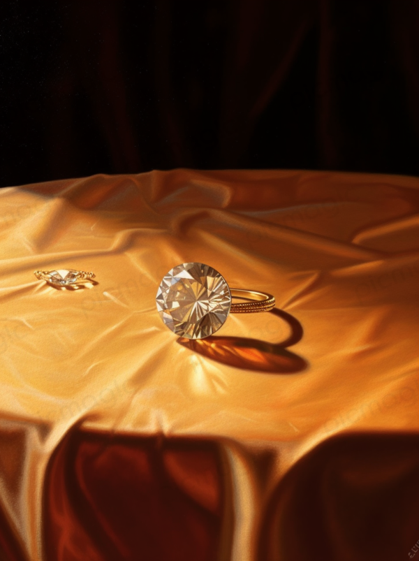 テーブルの上　ダイヤモンドリング 画像 壁紙 無料 2