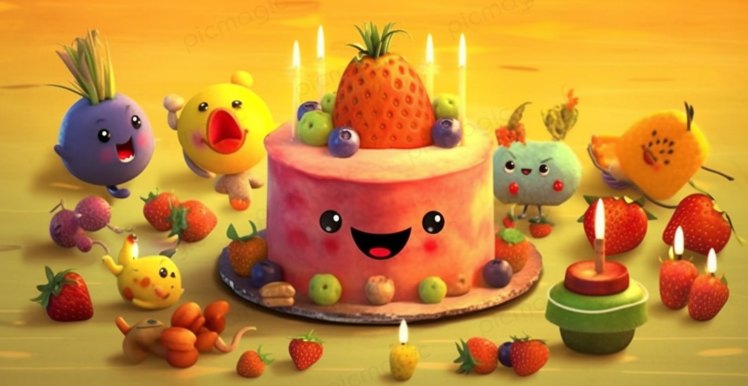 かわいい　ケーキ　誕生 日 画像 アプリ 無料 2